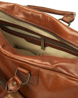 Cork Padel Vintage Leather Handbag Camel