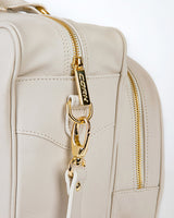 Cork Padel Vintage Leather Handbag White