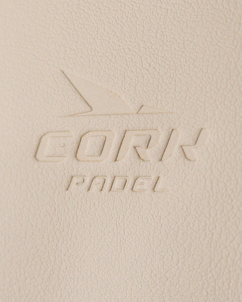 Cork Padel Vintage Leather Handbag White