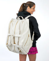 Cork Padel Leather Thermobag White