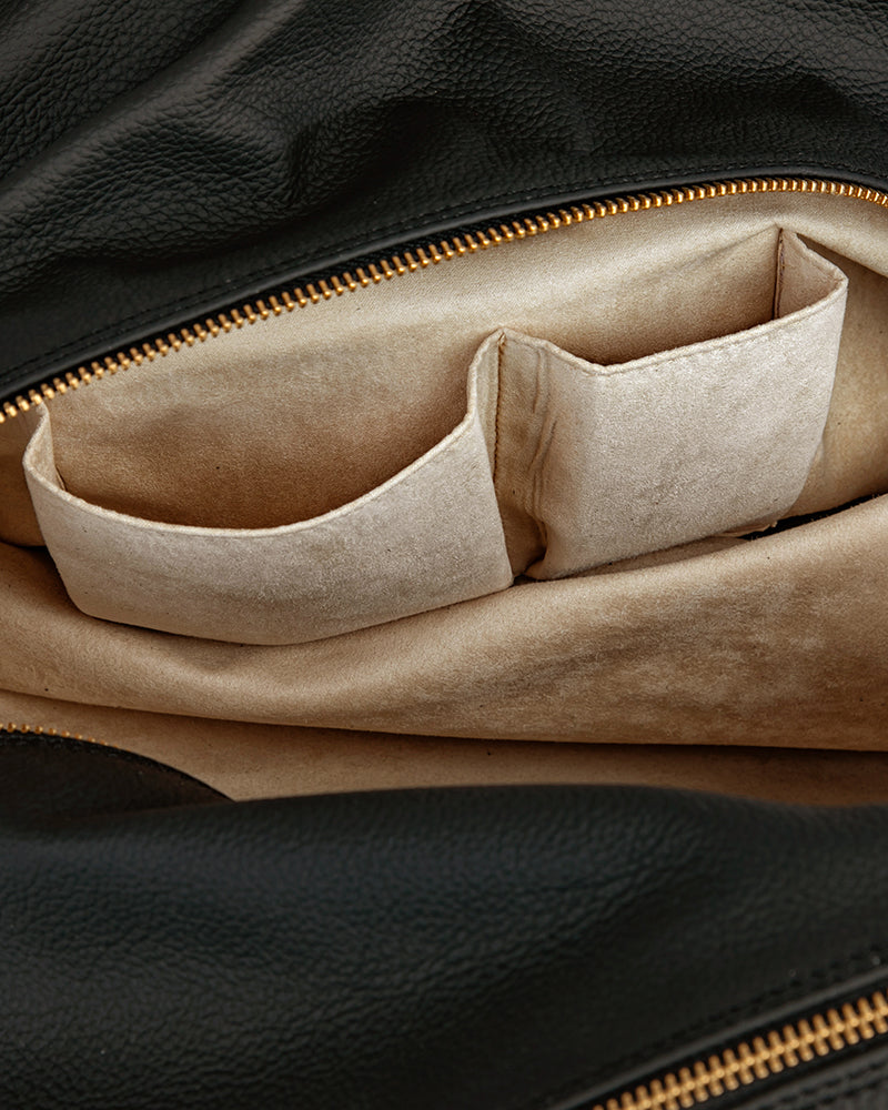 Cork Padel Leather Thermobag Black/Gold