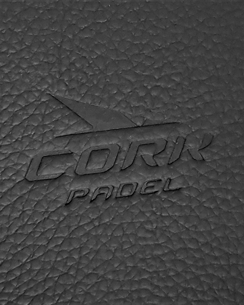 Cork Padel Leather Thermobag Black/Gold