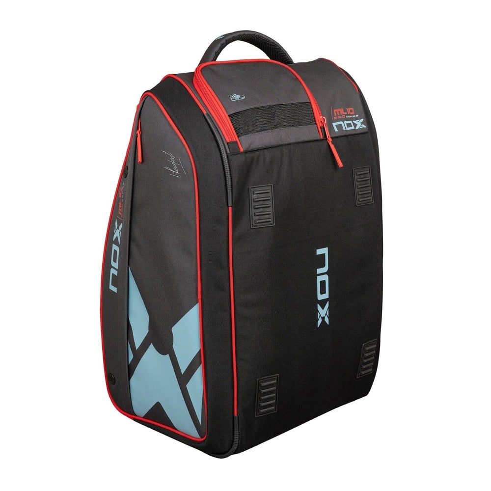 Nox Padel Bag ML10 Competition XL Compact Padel Bag Black & Red