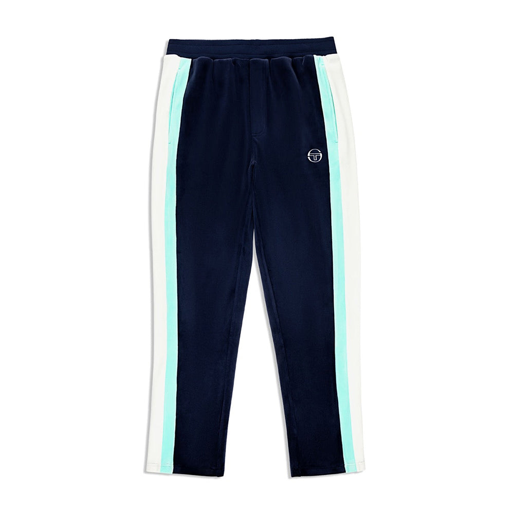 Sergio Tacchini Lazaro Velour Track Pant - Maritime Blue