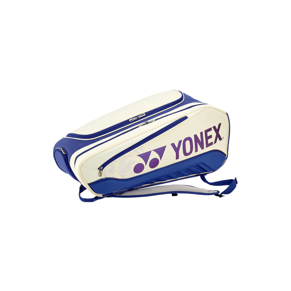Yonex Expert 6 Racquet Bag (White/Deep Blue)