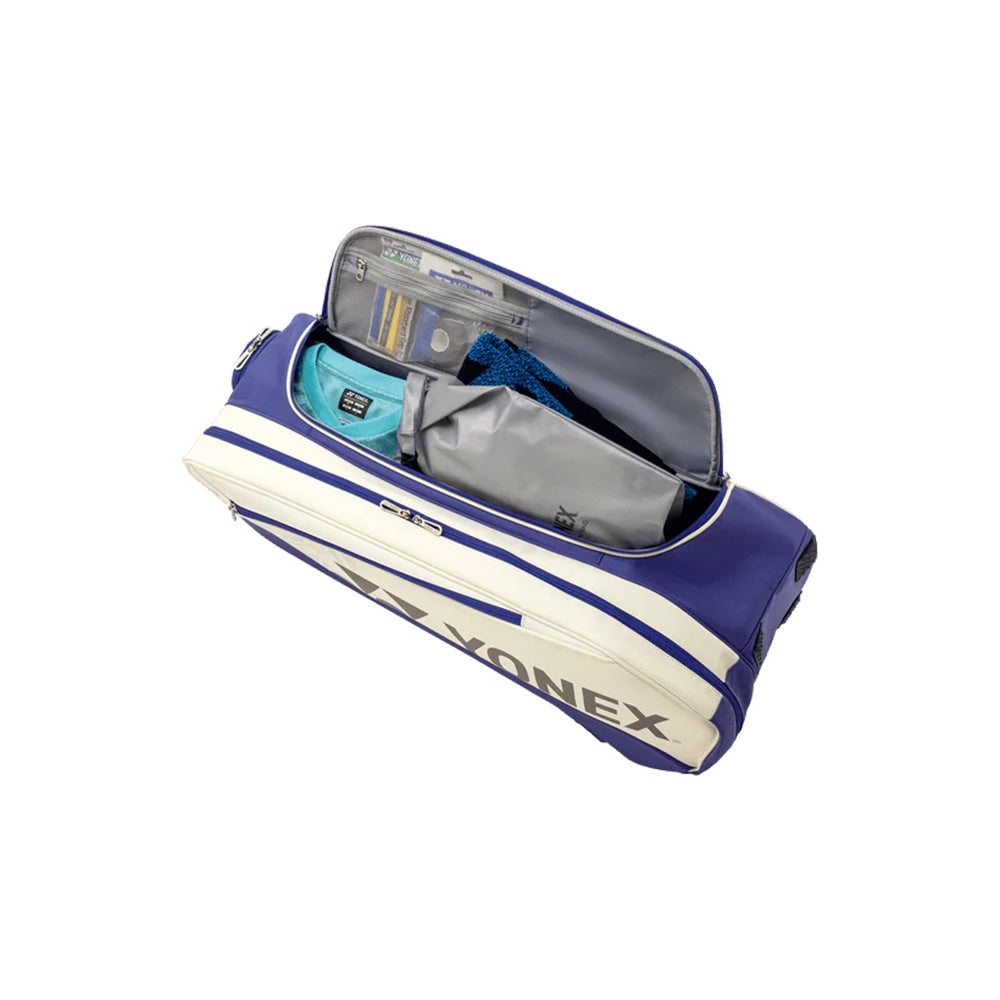 Yonex Expert 6 Racquet Bag (White/Deep Blue)