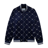 Sergio Tacchini Cosimo Velour Track Jacket - Maritime Blue