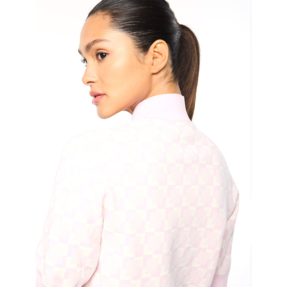 Sergio Tacchini Leila Short Sleeve Track Jacket - Pale Mauve