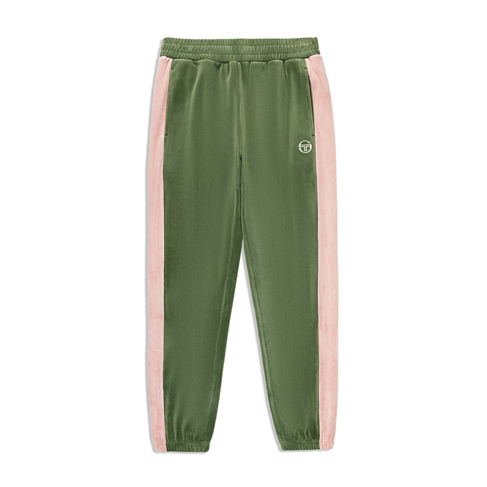 Sergio Tacchini Cielo Velour Track Pant - Bronze Green