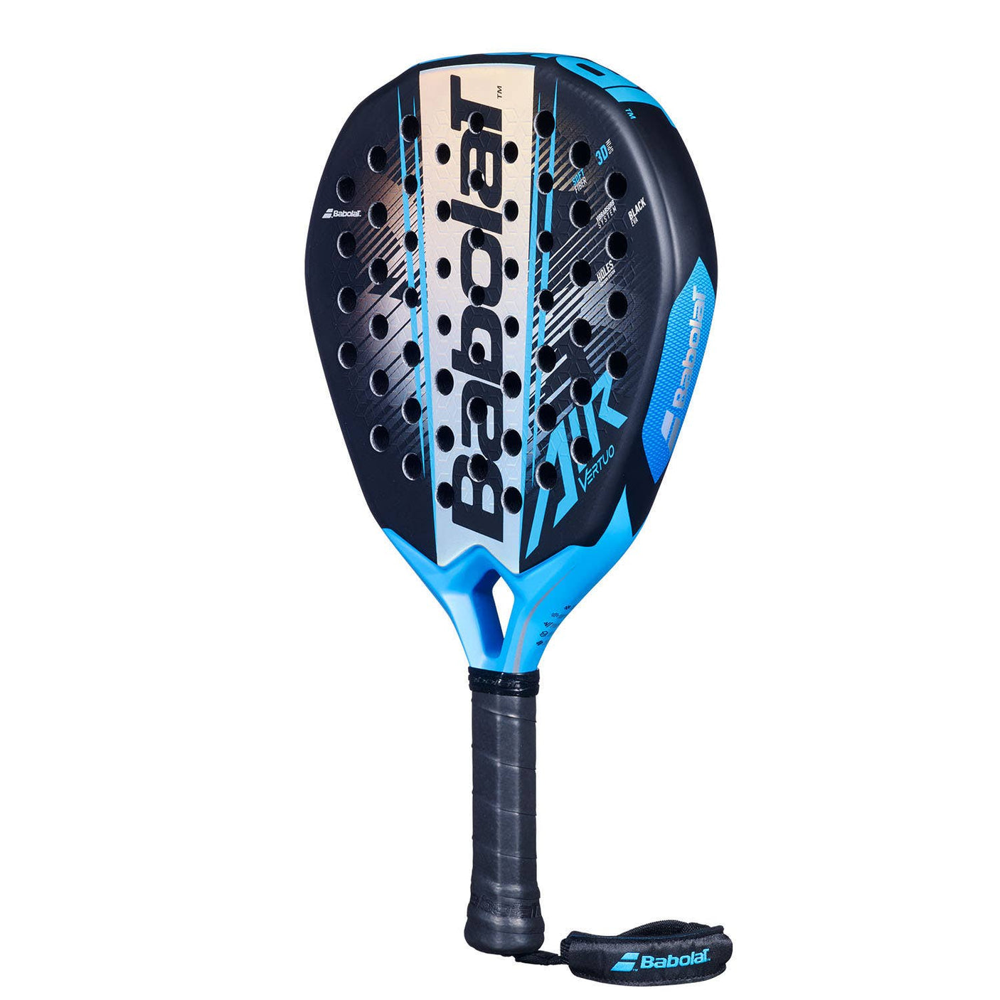 Babolat Air Vertuo 2.6 side profile highlighting frame thickness