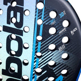 Babolat Air Vertuo 2.6 face detail showing drilled pattern and surface texture