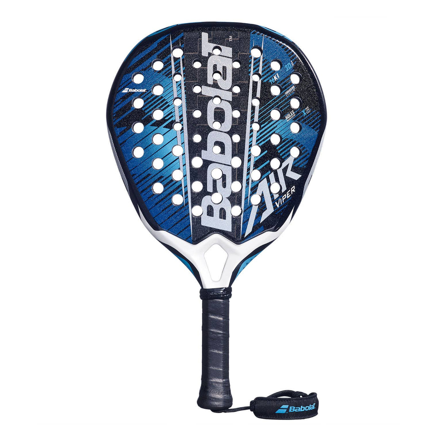 Babolat Air Viper 2.6 padel racket front view with aggressive teardrop shape