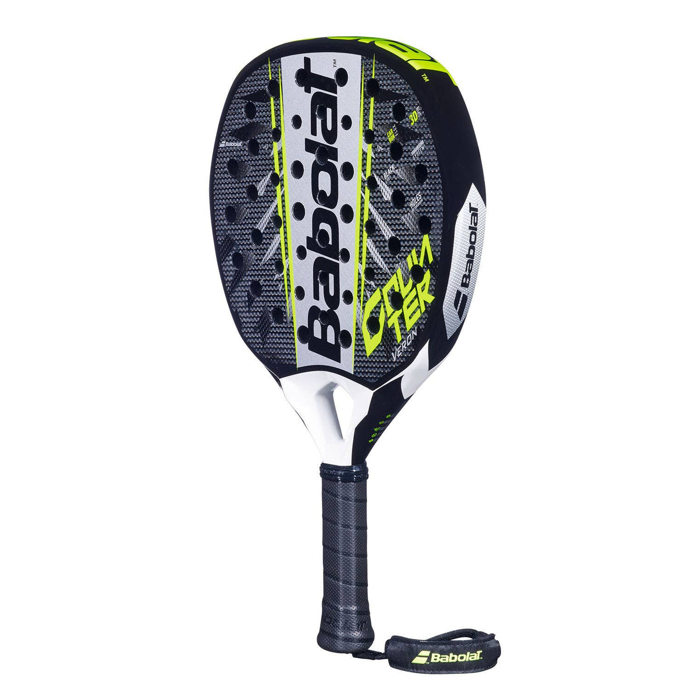 Babolat Counter Veron 2.6 padel racket front with visible carbon surface