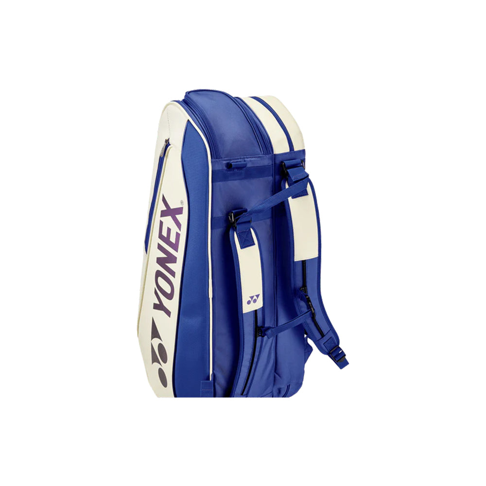 Yonex Expert 6 Racquet Bag (White/Deep Blue)
