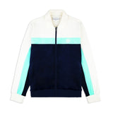Sergio Tacchini Lazaro Velour Track Jacket - Maritime Blue