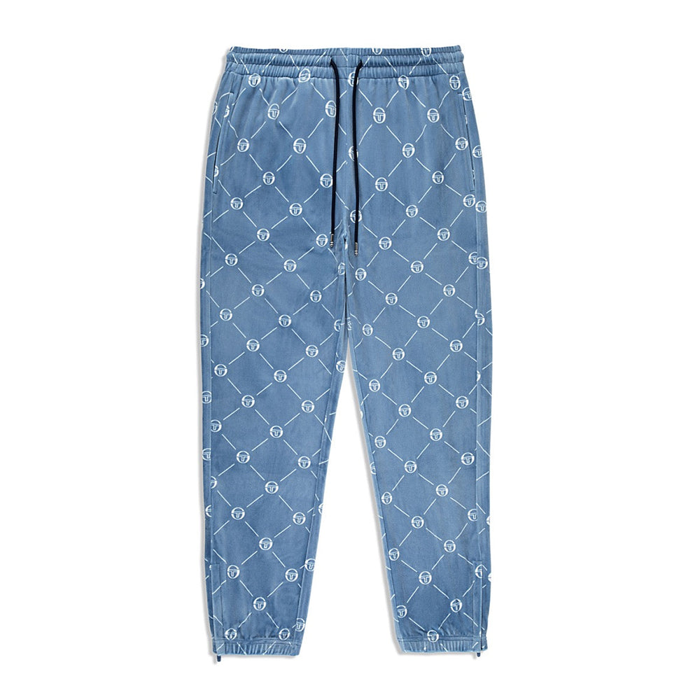 Sergio Tacchini Cosimo Velour Track Pant - Faded Denim