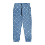 Sergio Tacchini Cosimo Velour Track Pant - Faded Denim