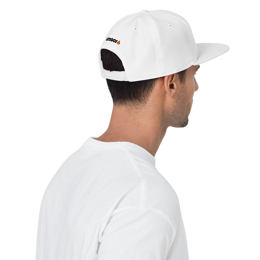 CROWN PICKLEBALL - Corona Snap-back Hat (White)