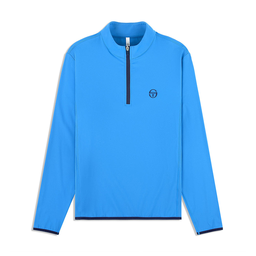 Sergio Tacchini Elio 1/4 Zip Pullover - French Blue