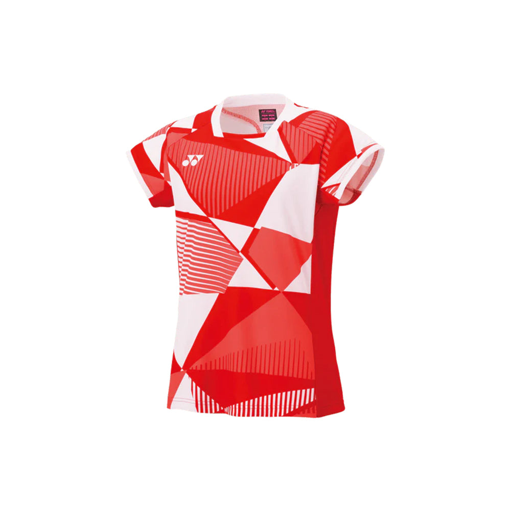 Yonex Women's Crew Neck Shirt 20850 (Tango Red)