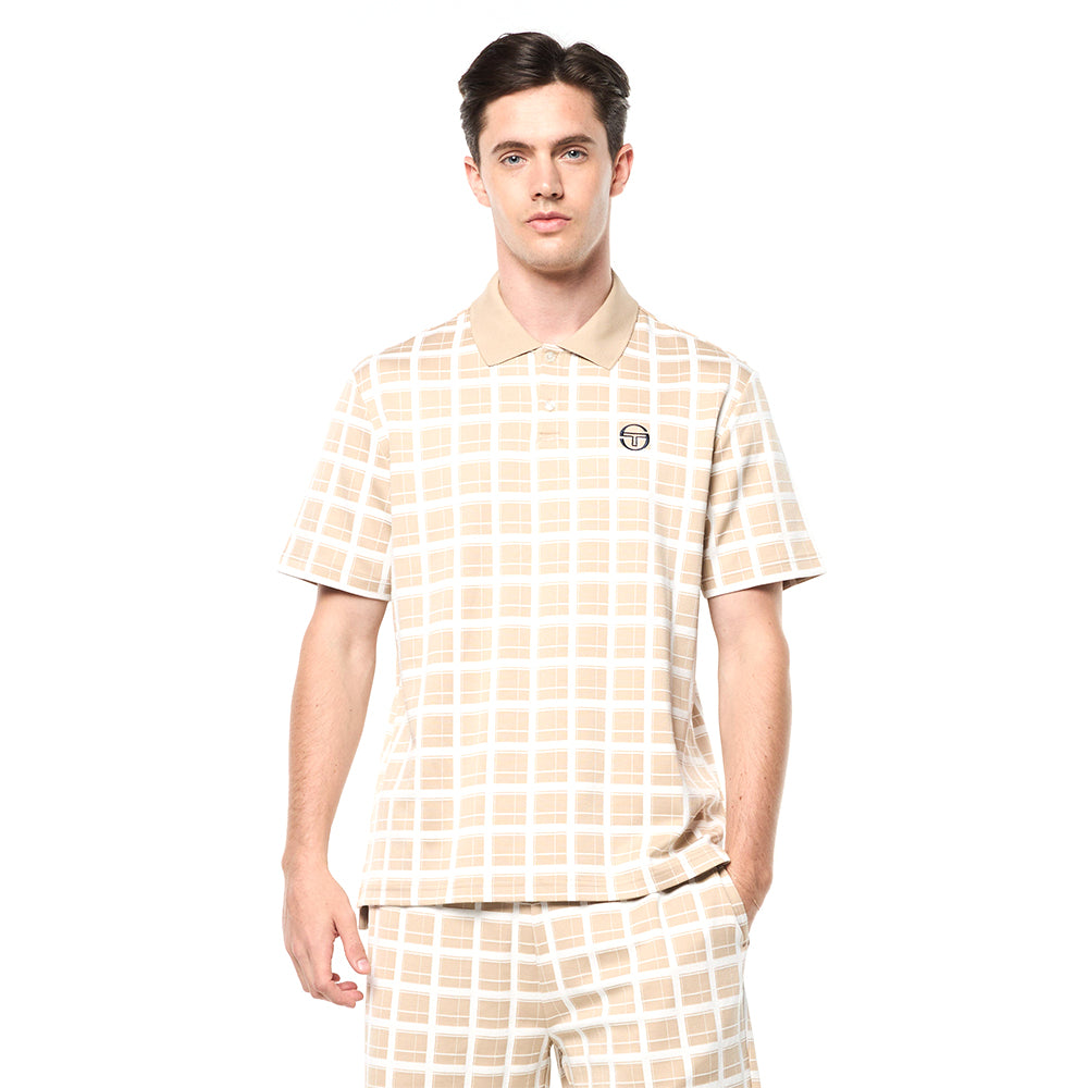 Sergio Tacchini Damarindo Check Polo - Humus