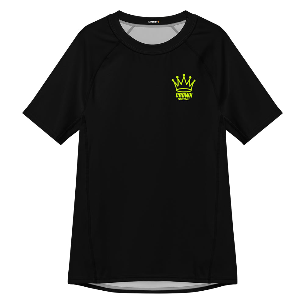 CROWN PICKLEBALL - Men's Tourney Shirt (Black)