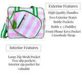 Queen Of The Court Prepster Pickleball Bag