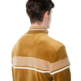 Sergio Tacchini Damarindo Velour Track Jacket - Bronze Brown