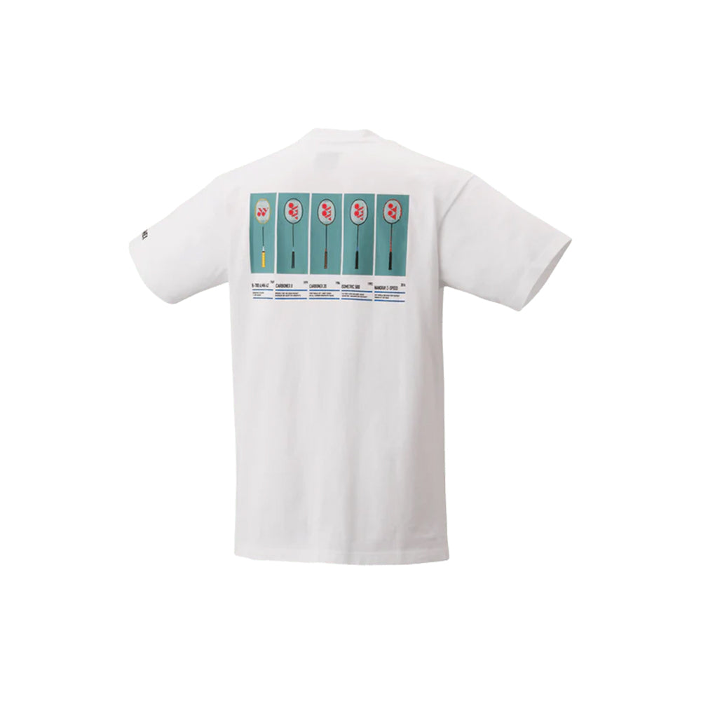Yonex Men's T-Shirt 16558 (White) - 75th Limited Edition