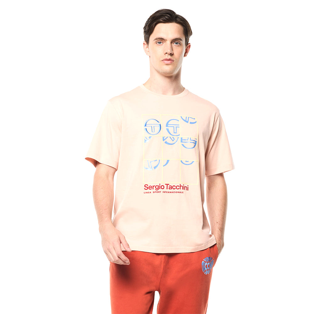 Sergio Tacchini Vincere T - Shirt - Evening Sand