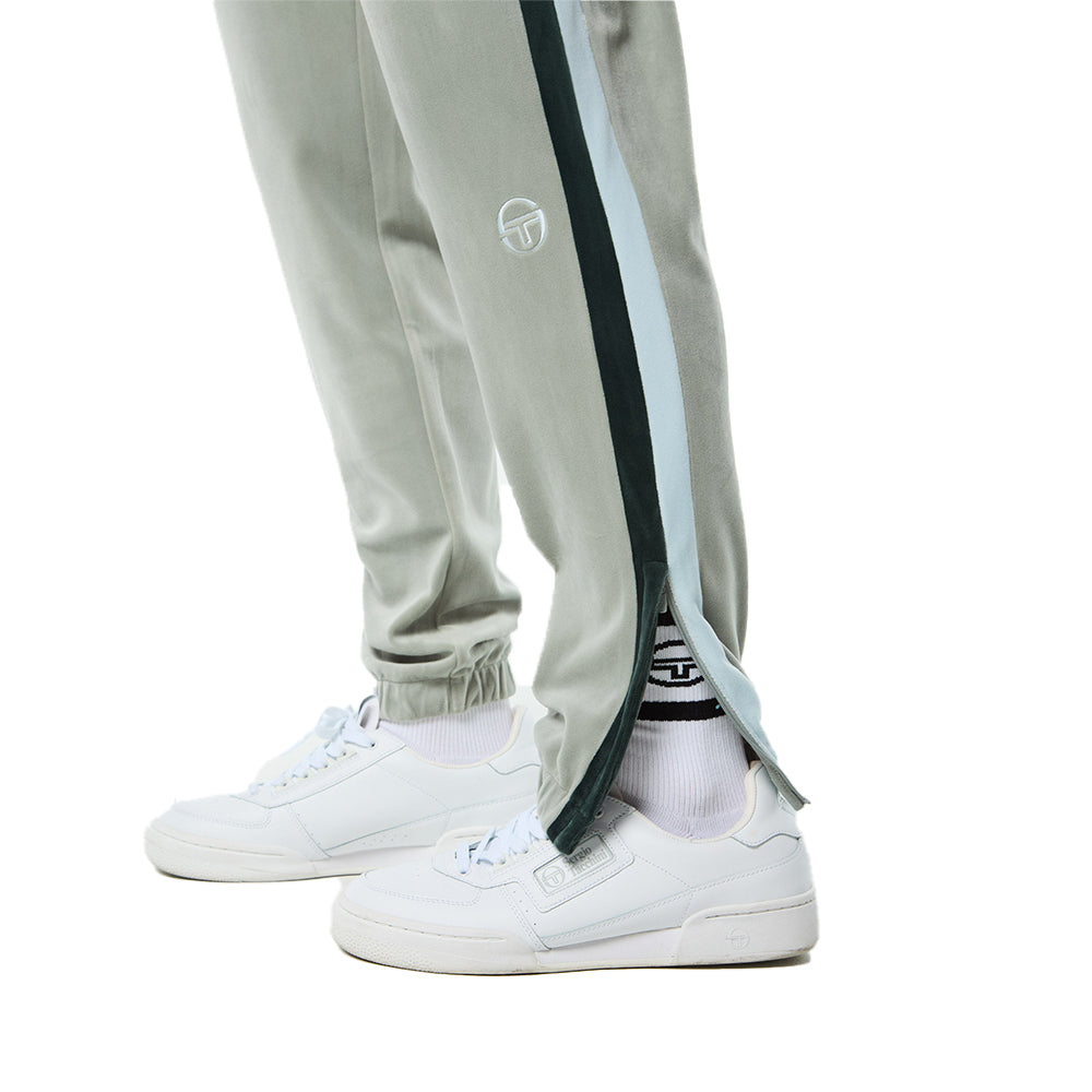 Sergio Tacchini Banda Velour Track Pant - Slate Gray