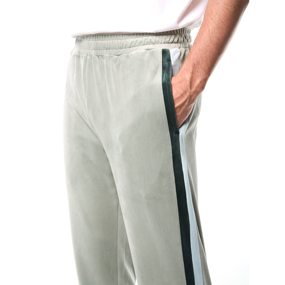 Sergio Tacchini Banda Velour Track Pant - Slate Gray