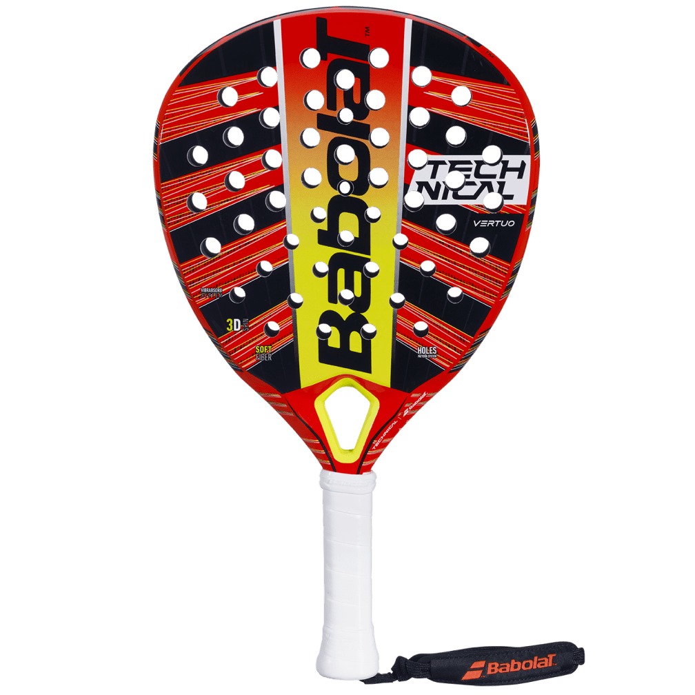 Babolat Padel Racket Technical Vertuo Red Yellow - Performance and Style