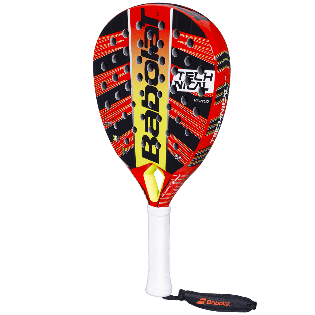 Babolat Padel Racket Technical Vertuo Red Yellow - Performance and Style