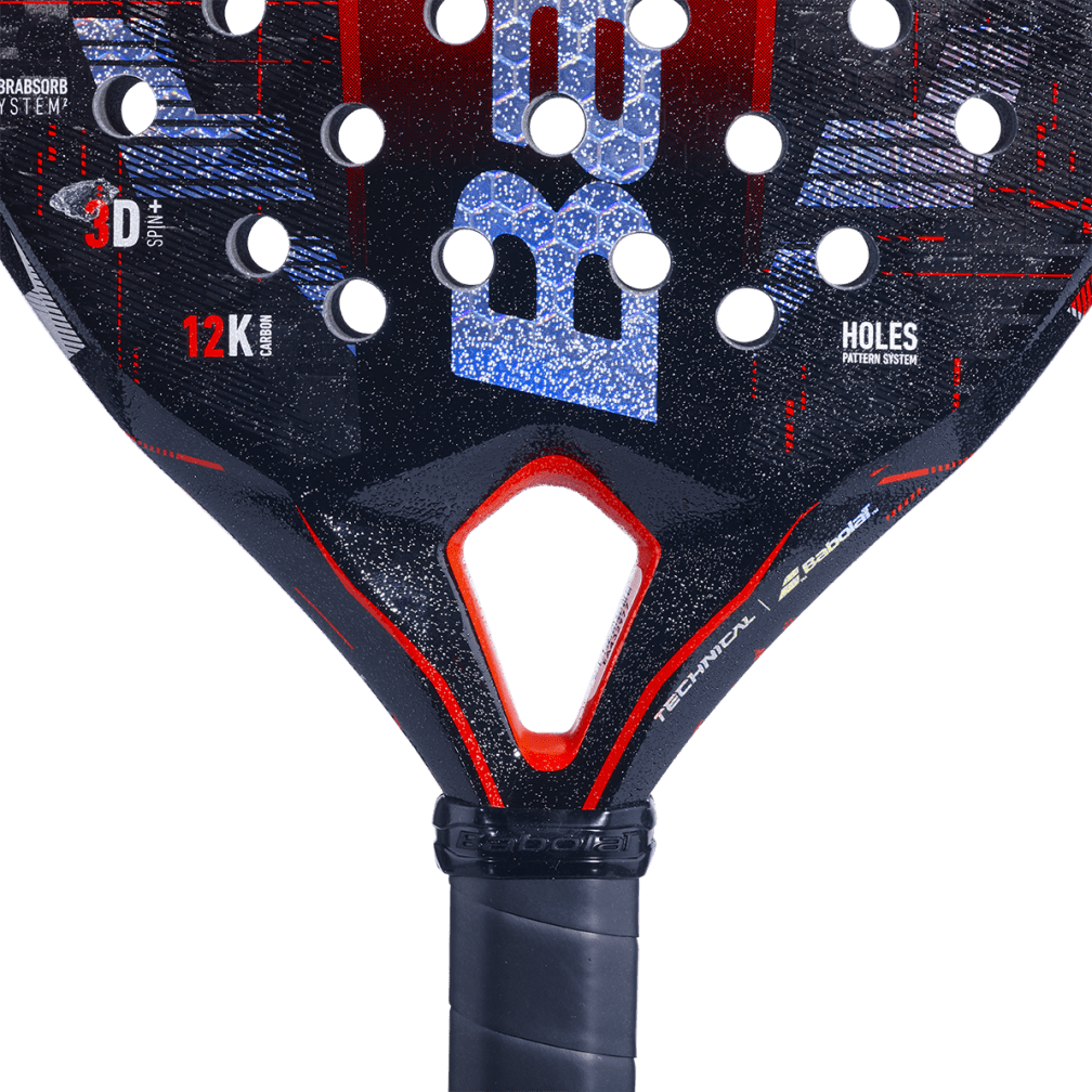 Babolat Padel Racket Technical Viper Juan Lebron Black Red - Power and Precision