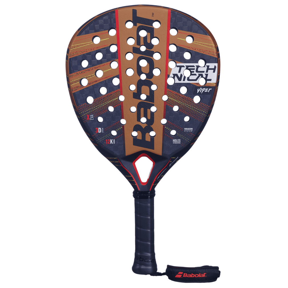 Babolat Padel Racket Technical Viper - Black & Dark Orange