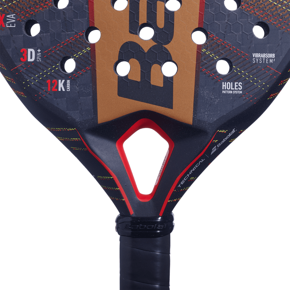 Babolat Padel Racket Technical Viper - Black & Dark Orange