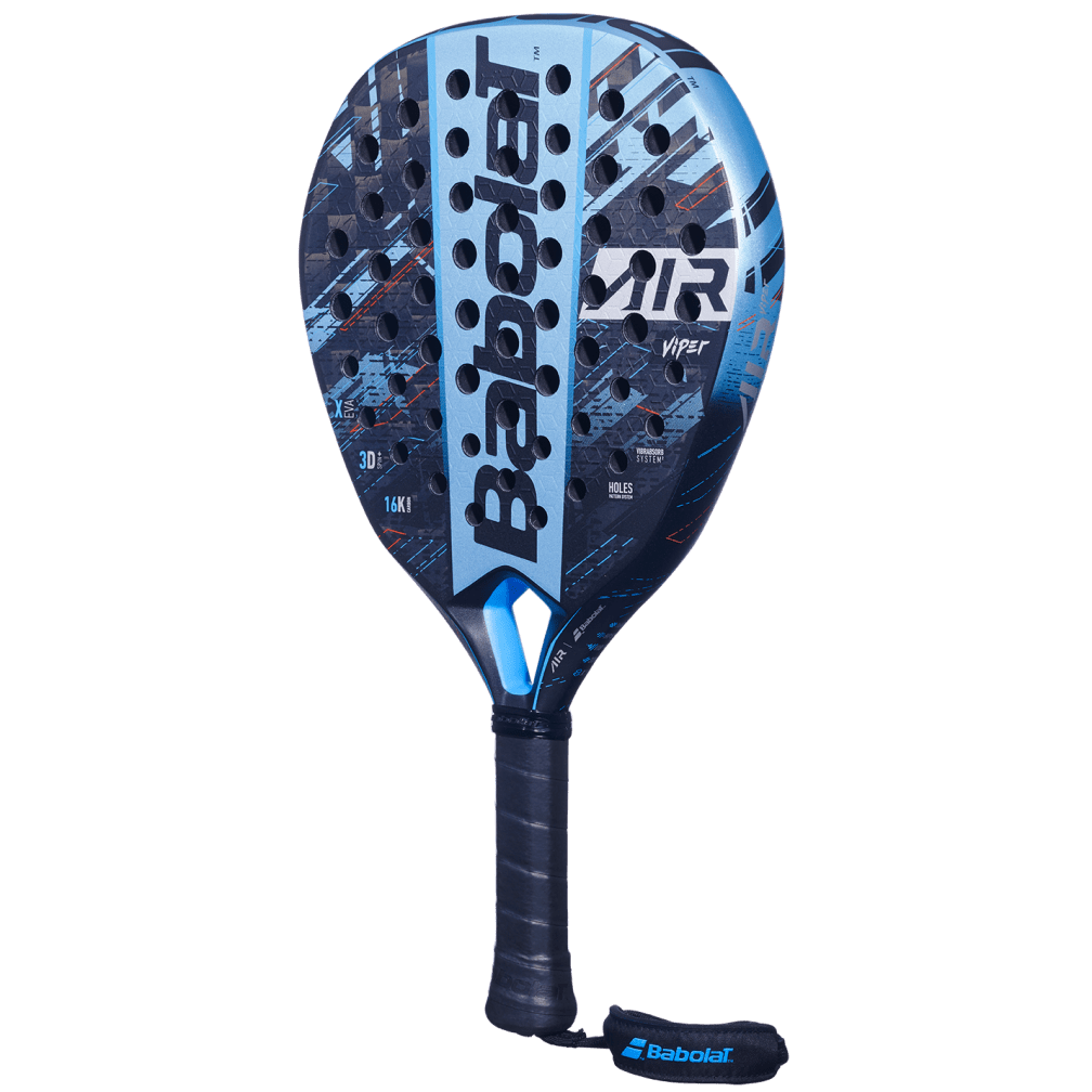 Babolat Padel Racket Air Viper Black Blue - Power and Control