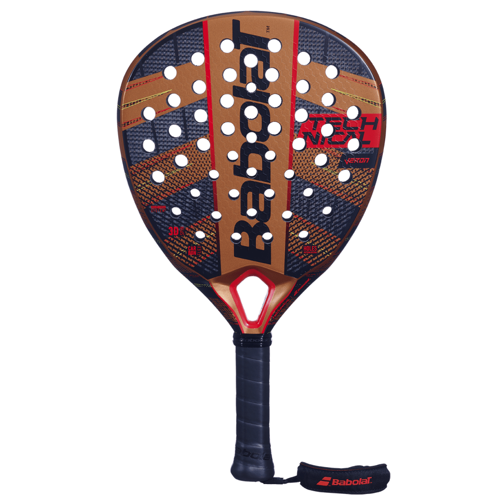 Babolat Padel Racket Technical Veron - Black & Dark Orange