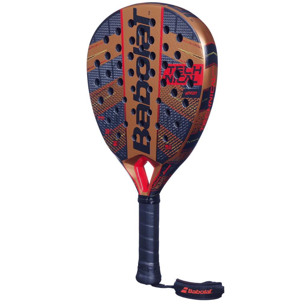 Babolat Padel Racket Technical Veron - Black & Dark Orange