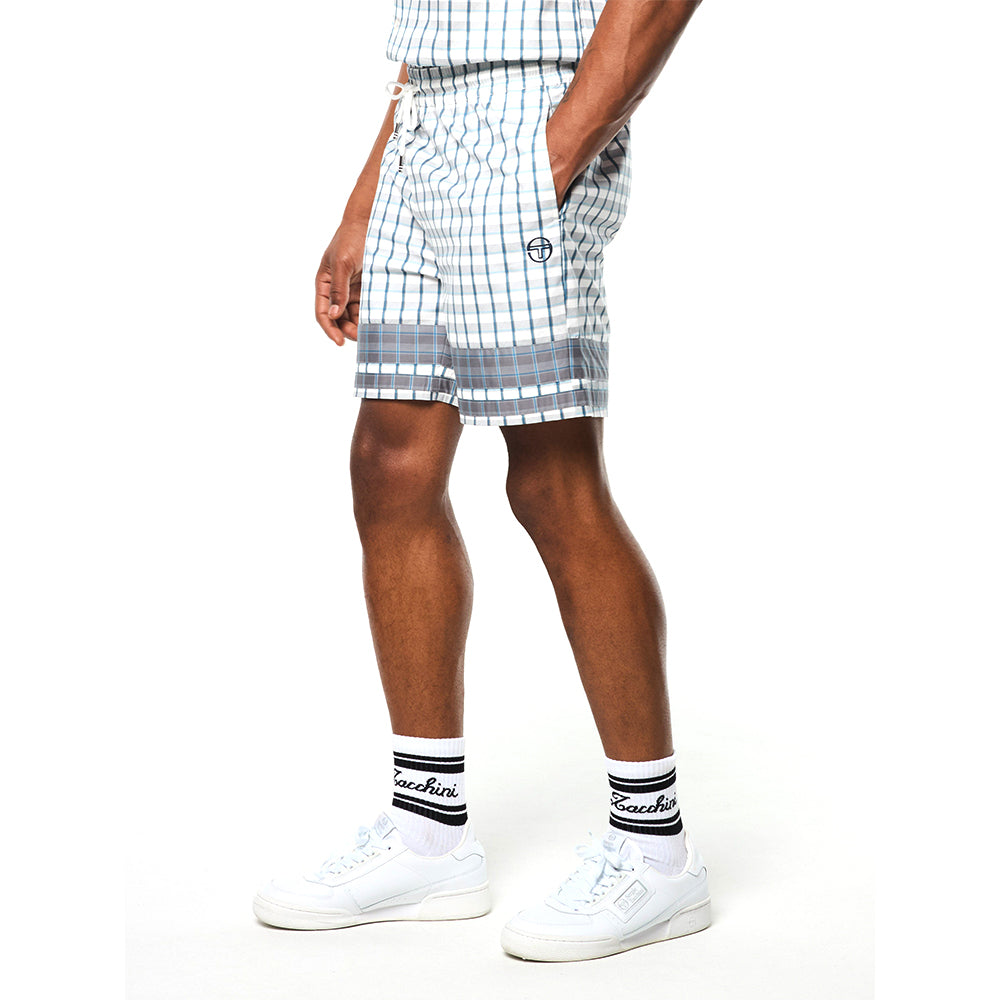 Sergio Tacchini Quadretto Cabana Short - Brilliant White