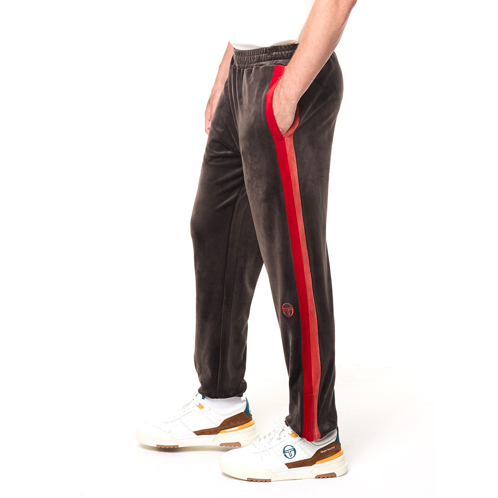 Sergio Tacchini Banda Velour Track Pant - Mulch
