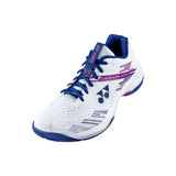 Yonex Badminton Shoe Power Cushion Cascade Accel Wide Unisex (White/Purple)