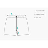 CROWN PICKLEBALL - Logo Pattern Short (Wedgewood)