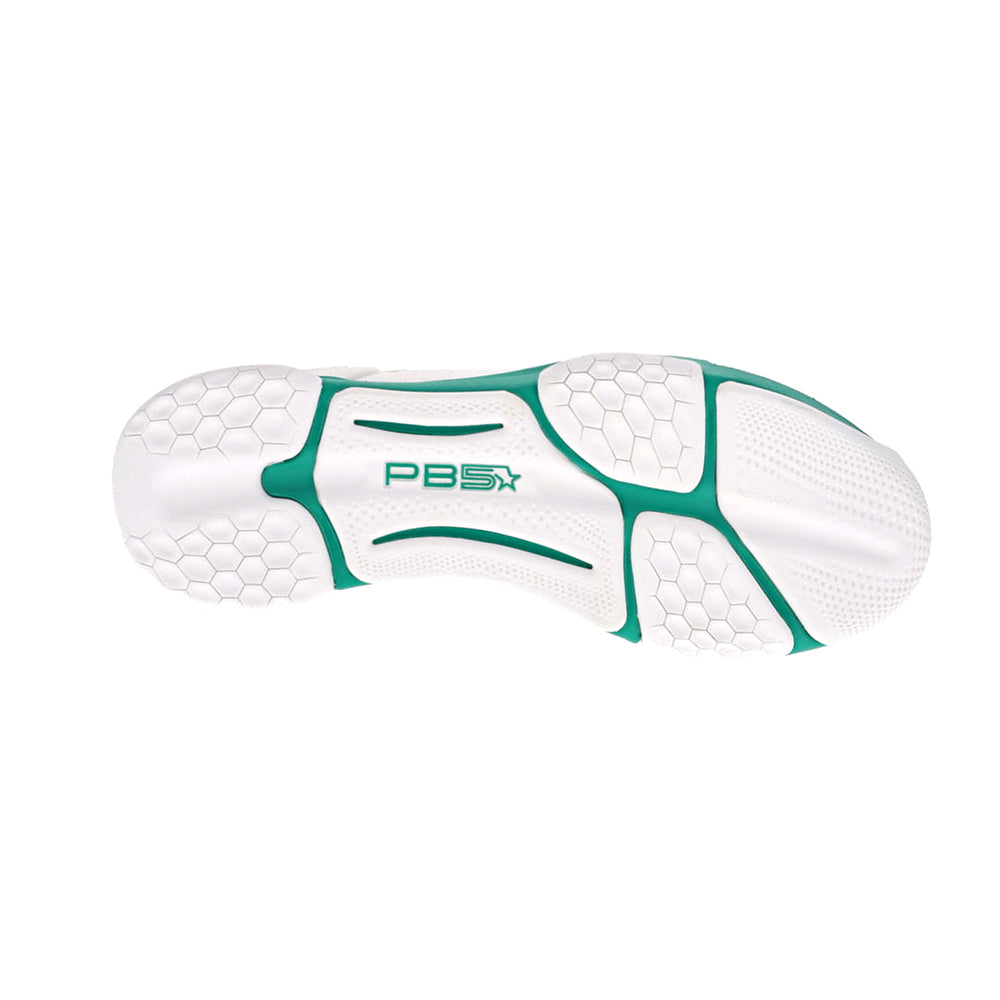 PB5 Men's Pickleball Shoes Court2 | White-Jade – Racket Central