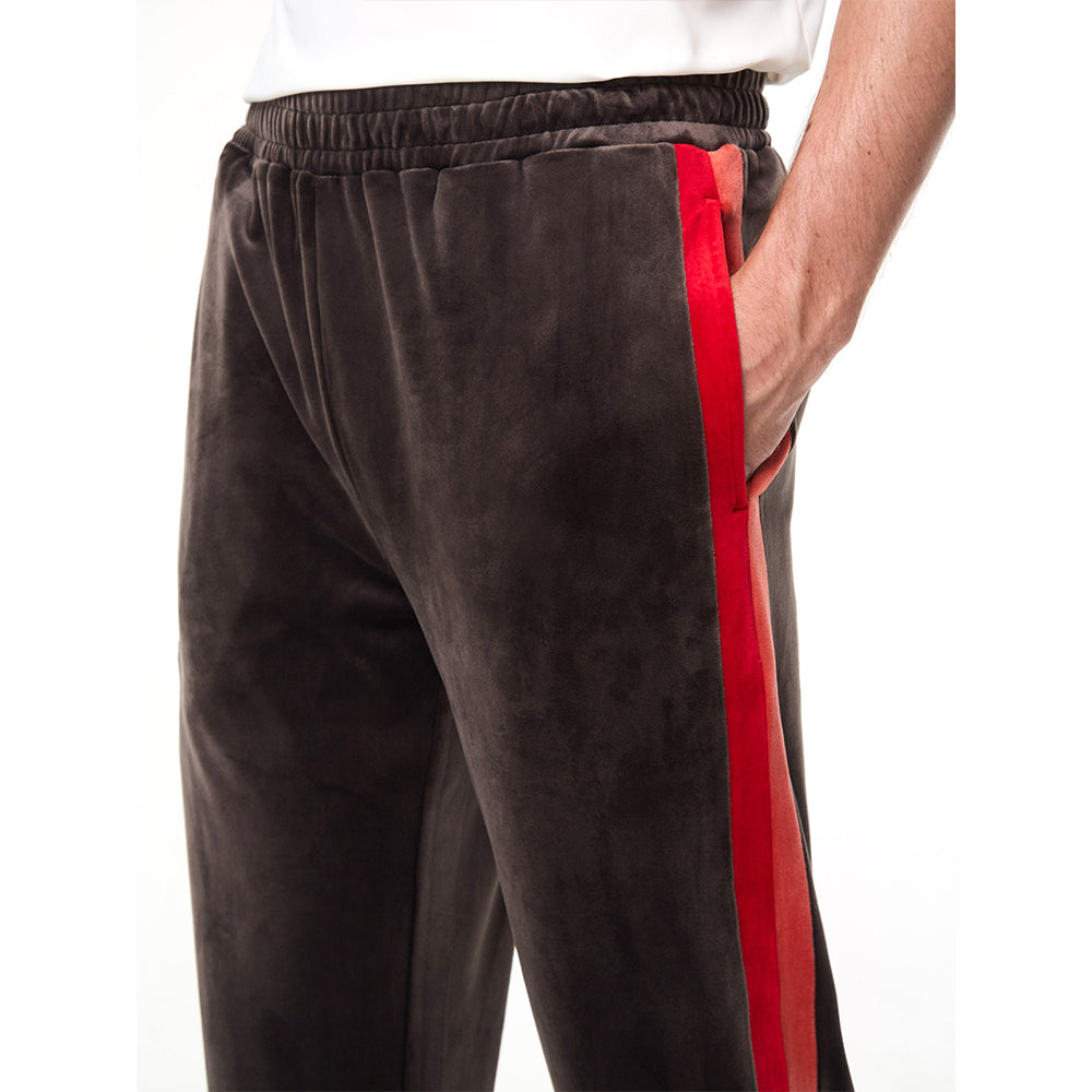Sergio Tacchini Banda Velour Track Pant - Mulch