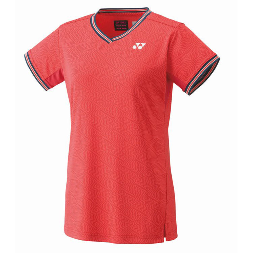 Yonex Women's Crew Neck Shirt 20779 (Pearl Red) - Olympic Limited Edition