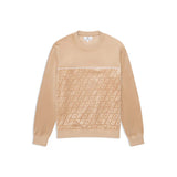 Sergio Tacchini Bandiera Debossed Velour Crewneck | Humus