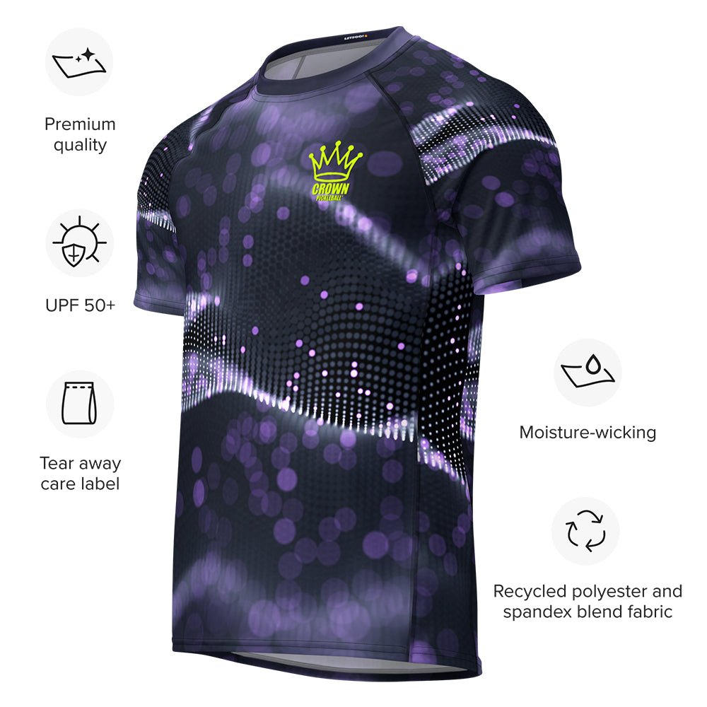 CROWN PICKLEBALL - Men's Tourney Shirt (Purple)