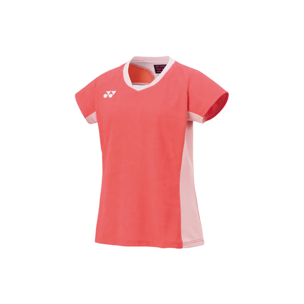 Yonex Women's Crew Neck Shirt 20848 (Coral Red)